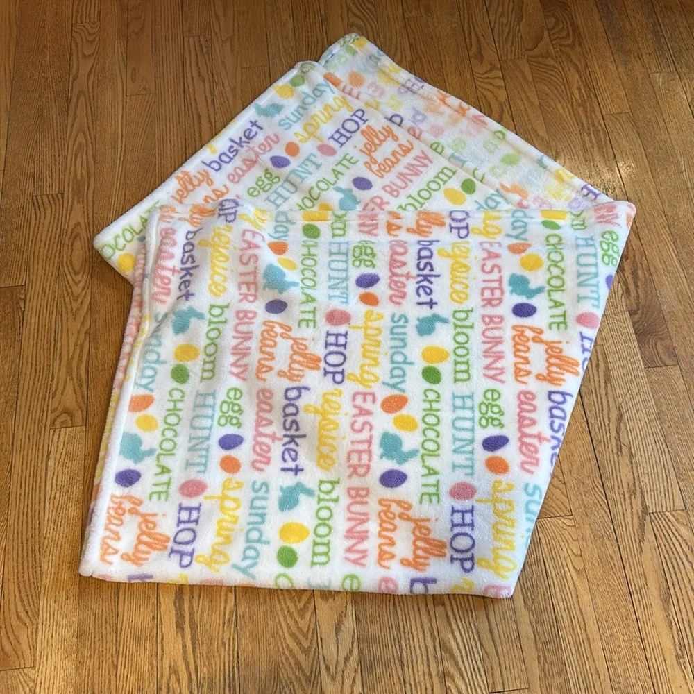 Easter Themed Fleece Blanket